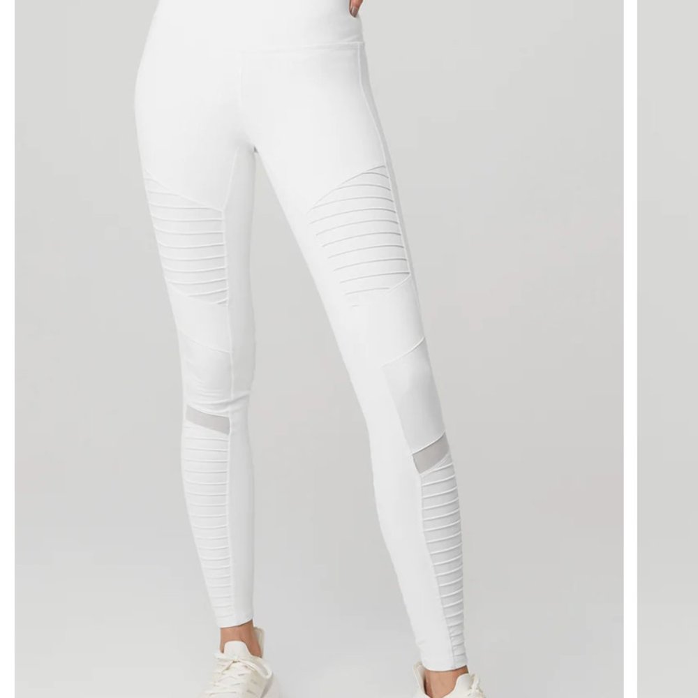 ALO YOGA - High-Waist Moto Leggings - Size XS - Picture 5 of 5